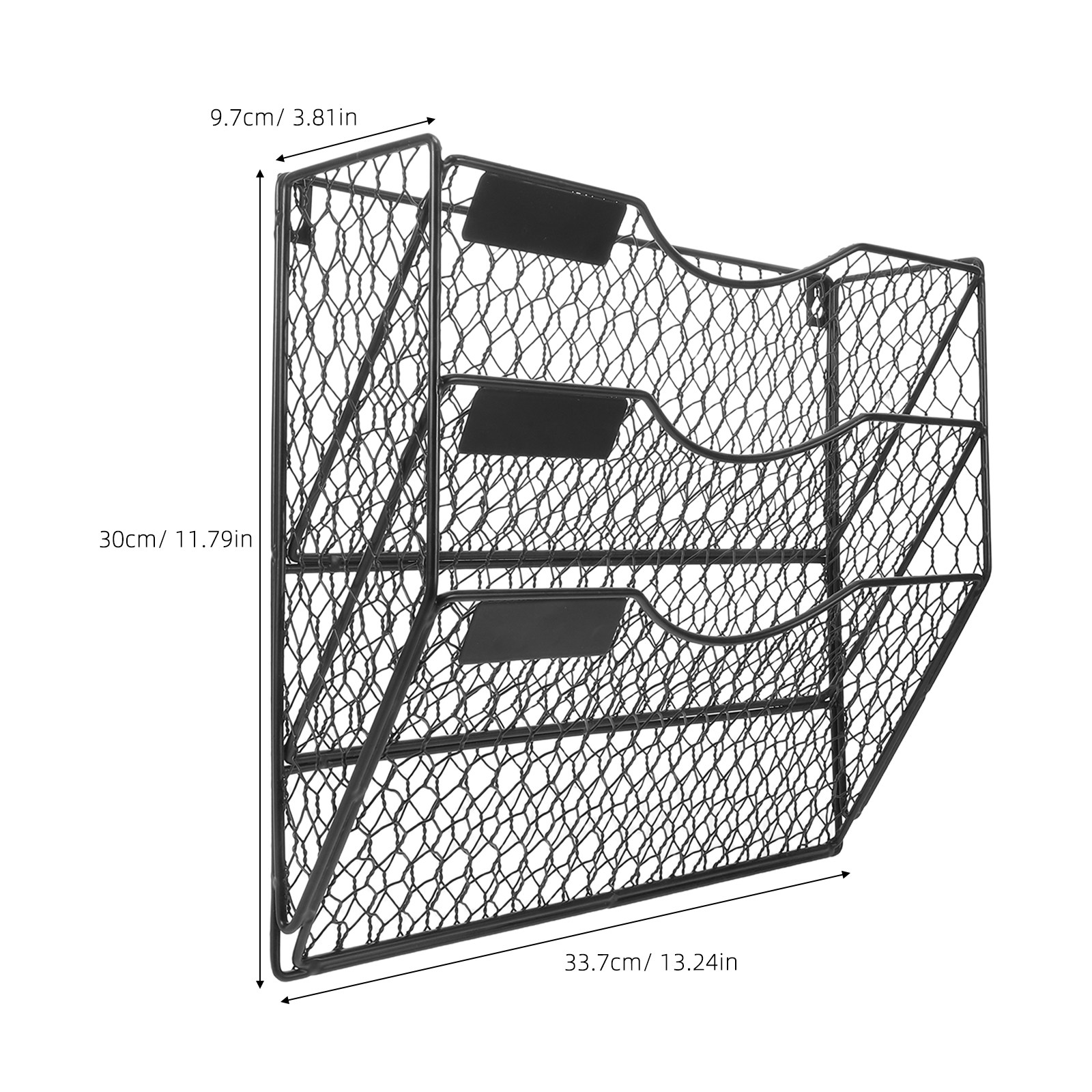 3 Tier Wall File Holder Mesh M - đánh giá và giá Magazine Holder Rack