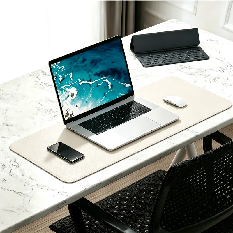 1pc Large Faux Leather Mouse P - đánh giá và giá Leather Desk Pad
