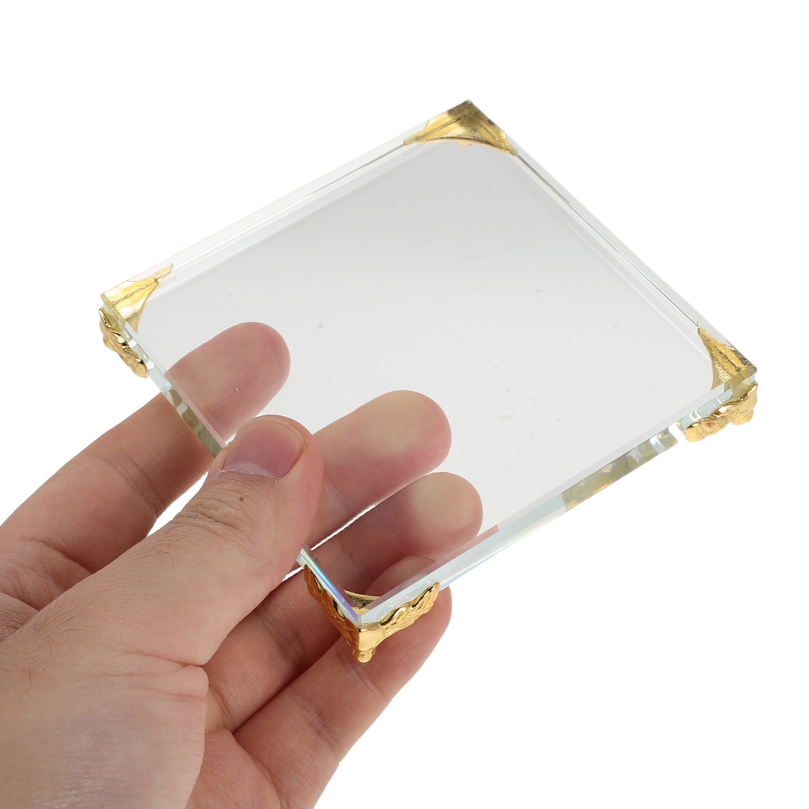 Square Crystal Paperweight Gol - đánh giá và giá Paper Weight Crystal